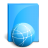 iDisk HDD Blue Icon 48x48 png